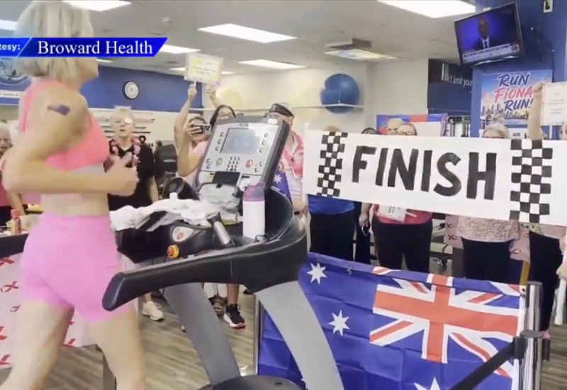 Physical Therapist Completes Virtual Marathon for Breast Cancer Awareness